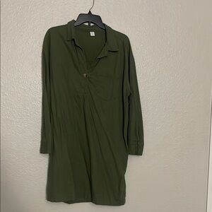 Olive Green Long Sleeve Shirt